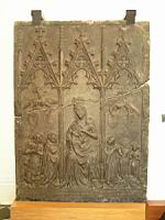 Sculpture, Monument funeraire de la famille Sacquespee (1340-1385), Cimetiere St-Nicaise, musee d'Arras